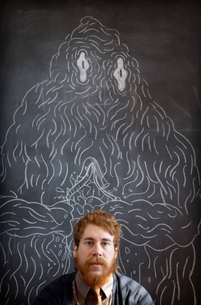 Photograph Eric Prine Alex And His Blackboard Monster on One Eyeland